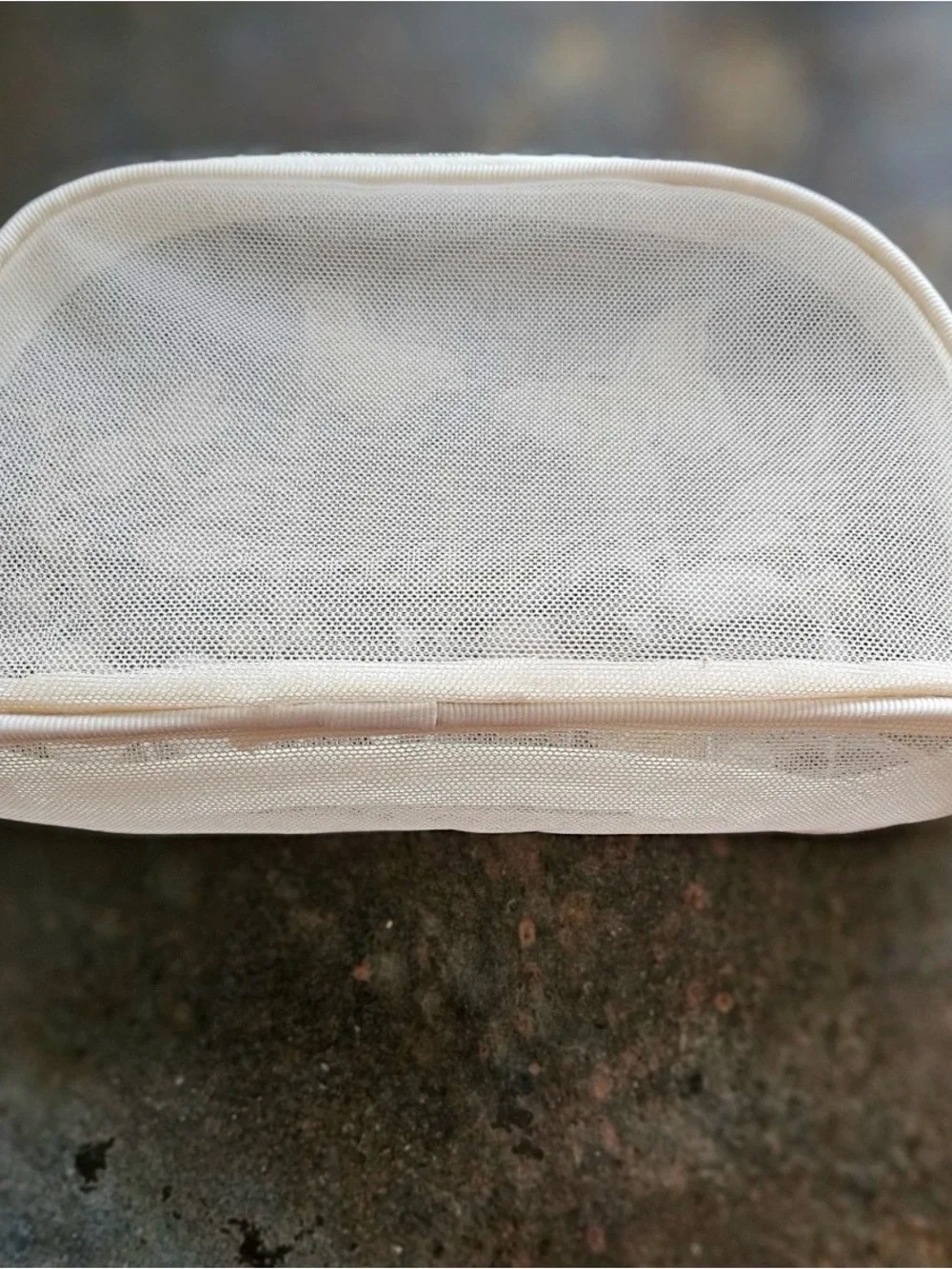 Dior Cream Embroidered Floral Cosmetic Pouch with Gold CD Logo this is a GWP